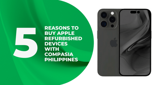 A thumbnail image of a blog about 5 reasons to buy apple refurbished devices with compasia philippines