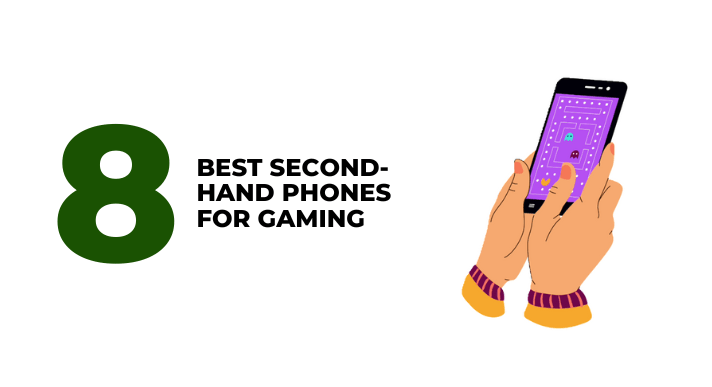 A thumbnail image of a blog about 8 best second hand phones for gaming