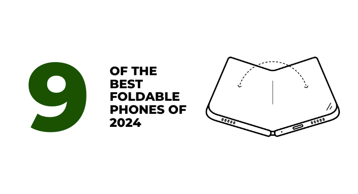 A thumbnail image of a blog about 9 best foldable phones of 2024