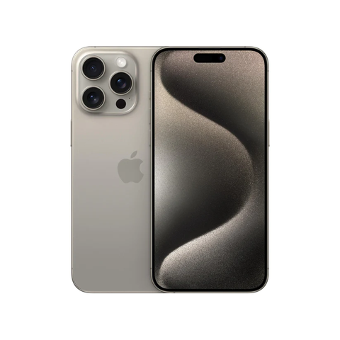 iphone 15 pro in natural titanium