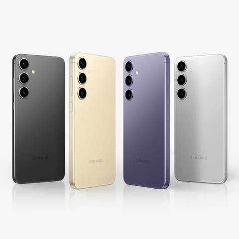 Samsung Galaxy S24 in four colours